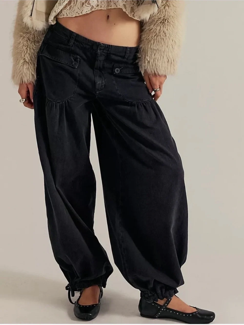 Free People Lotus Balloon Jeans #2587